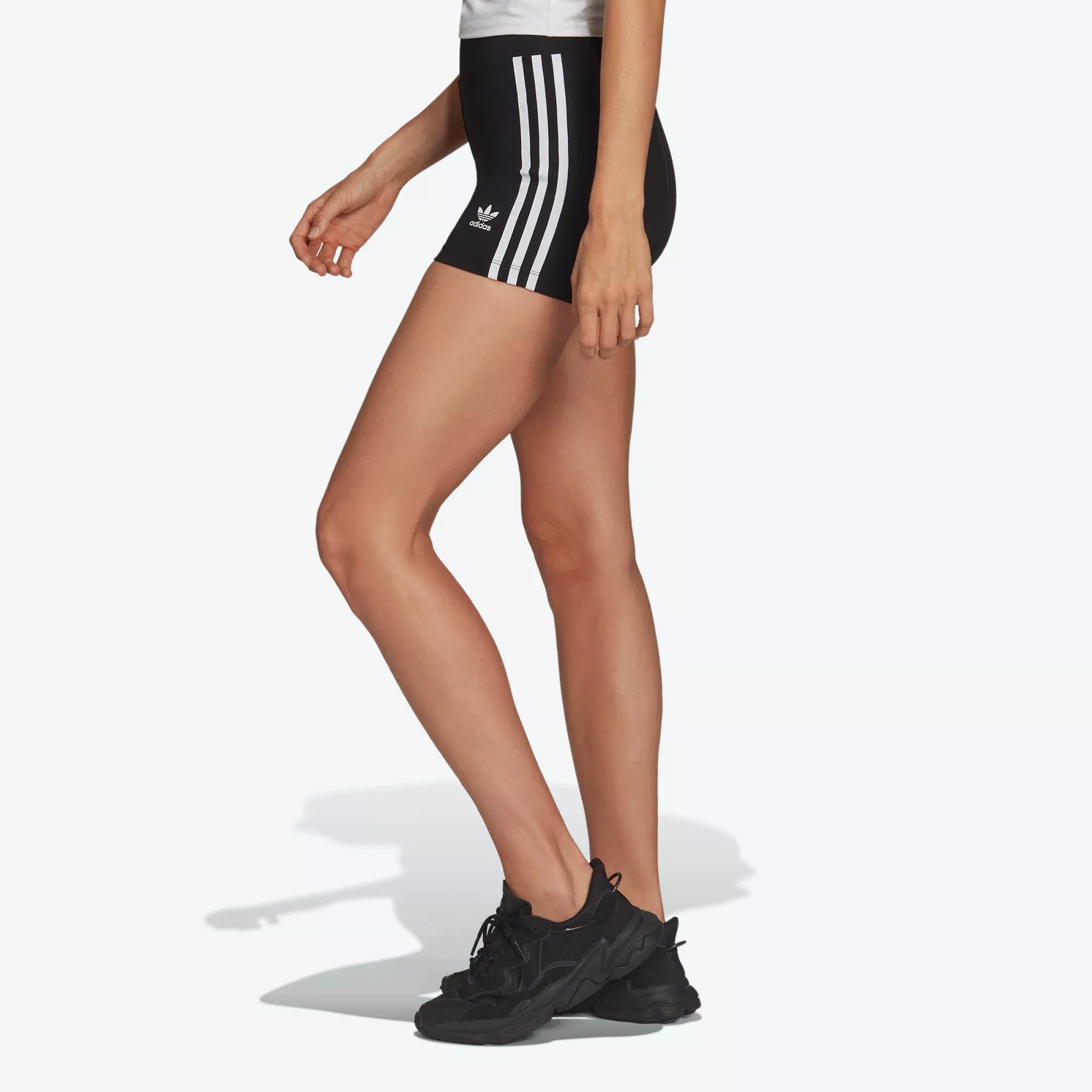 Adidas Women's Adicolor Classics Traceable Booty Shorts - Black