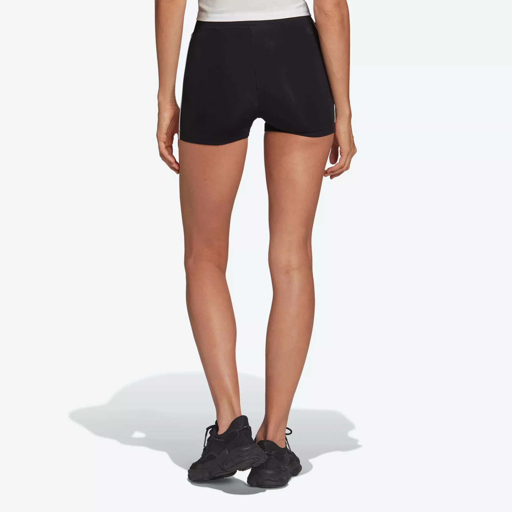 Adidas Women's Adicolor Classics Traceable Booty Shorts - Black