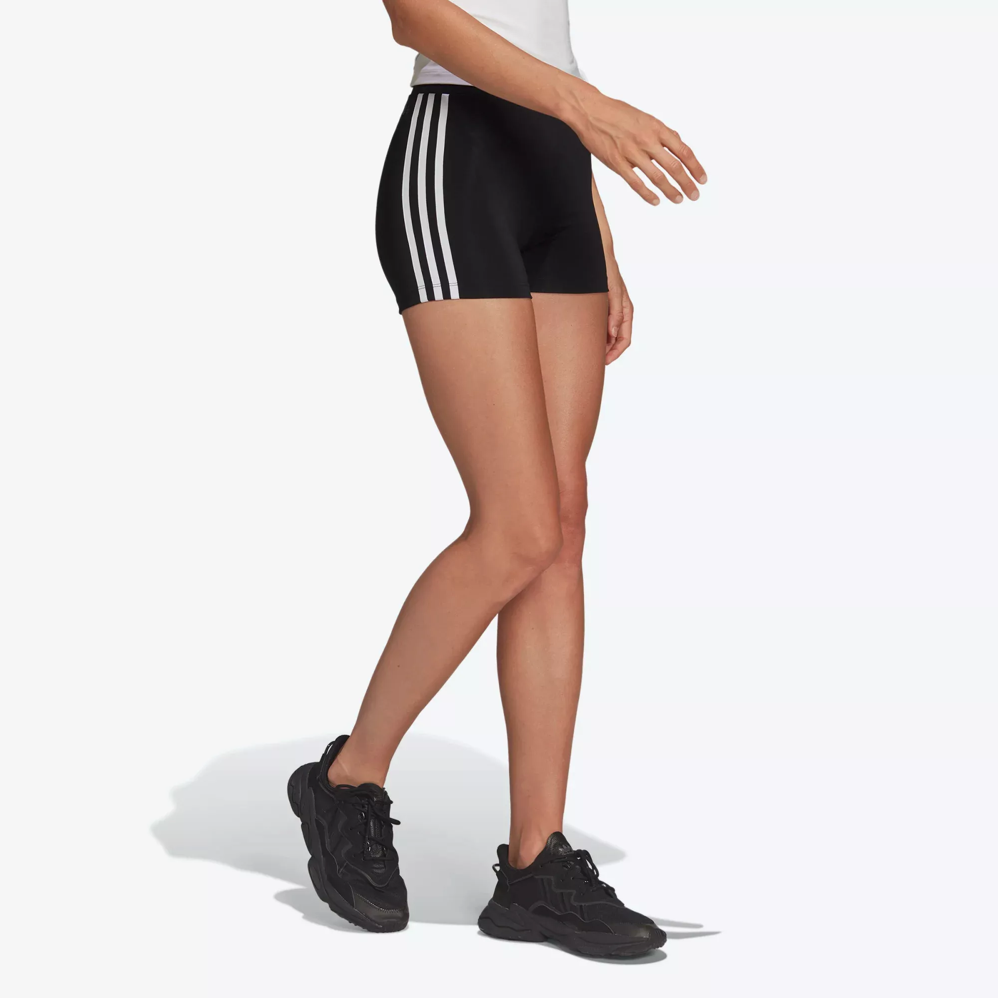 Adidas Women's Adicolor Classics Traceable Booty Shorts - Black