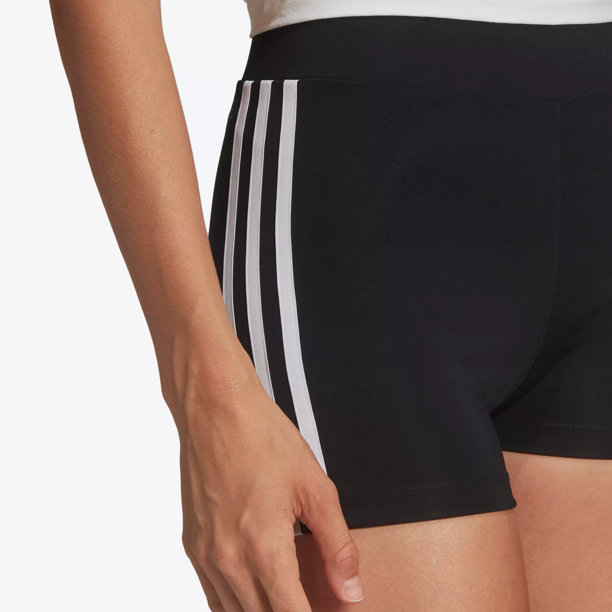 Adidas Women's Adicolor Classics Traceable Booty Shorts - Black