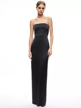 Alice + Olivia - Doreen Strapless Maxi Dress - Black