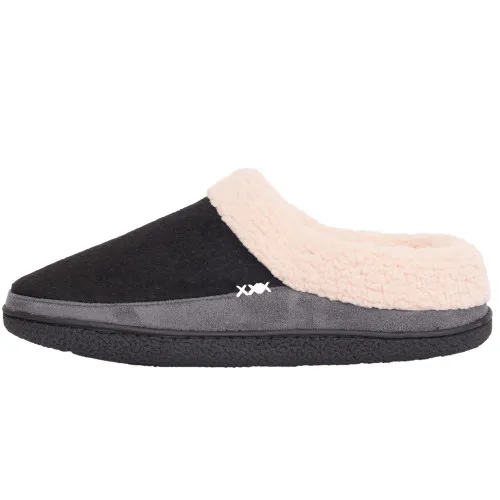 Alpine Swiss Paul Mens Memory Foam Fleece Clog Slippers House Shoes