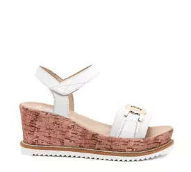 ARA PARMA BUCKLE CORK WEDGE SANDAL 51102