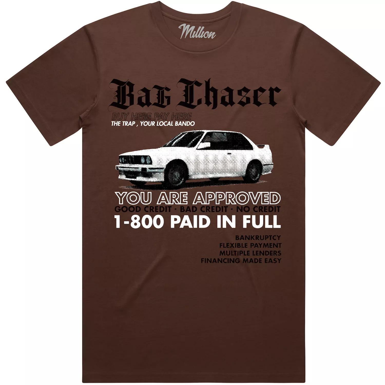 BAG CHASER : Brown Sneaker Tees Shirt