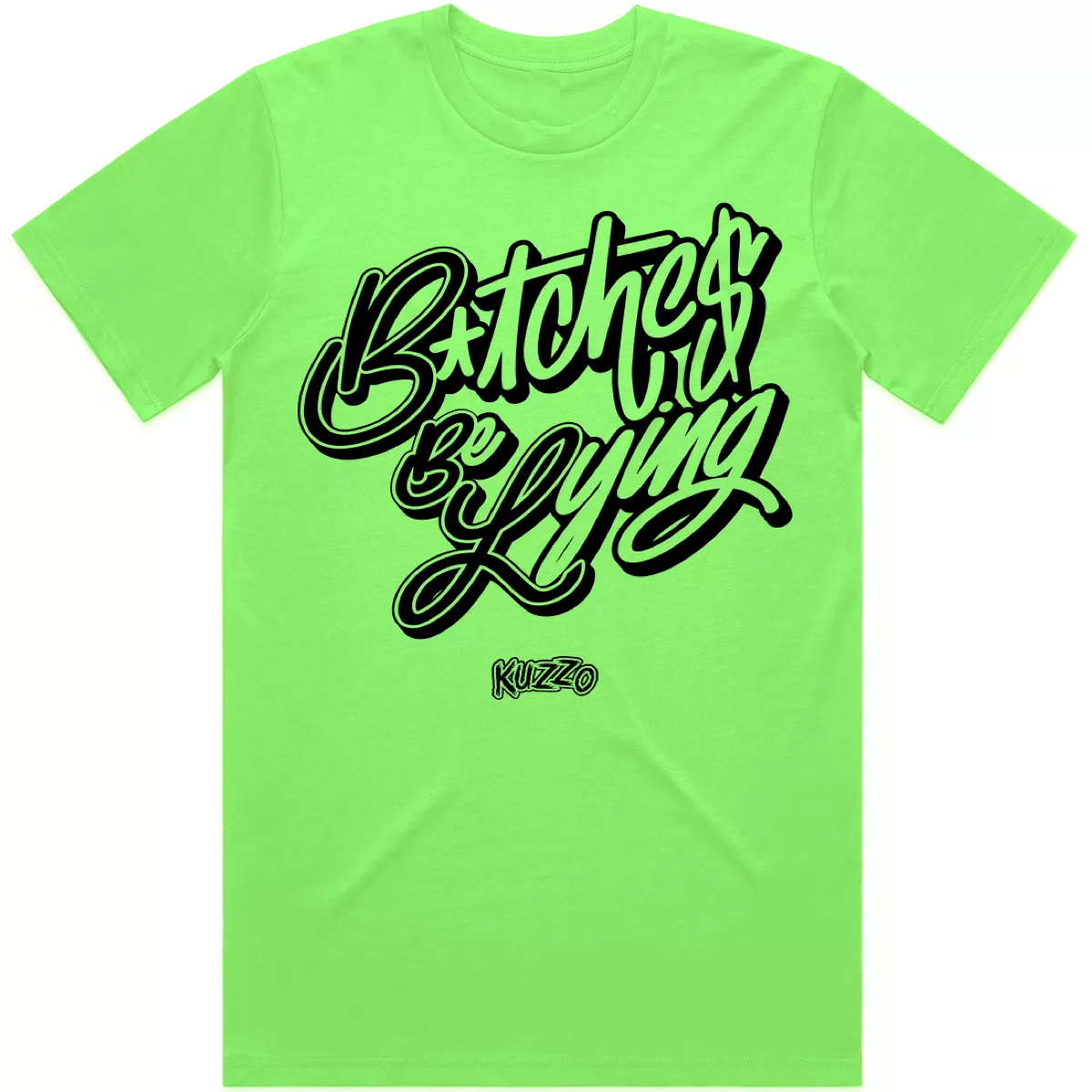 BBL : Neon Green Sneaker Tees Shirt