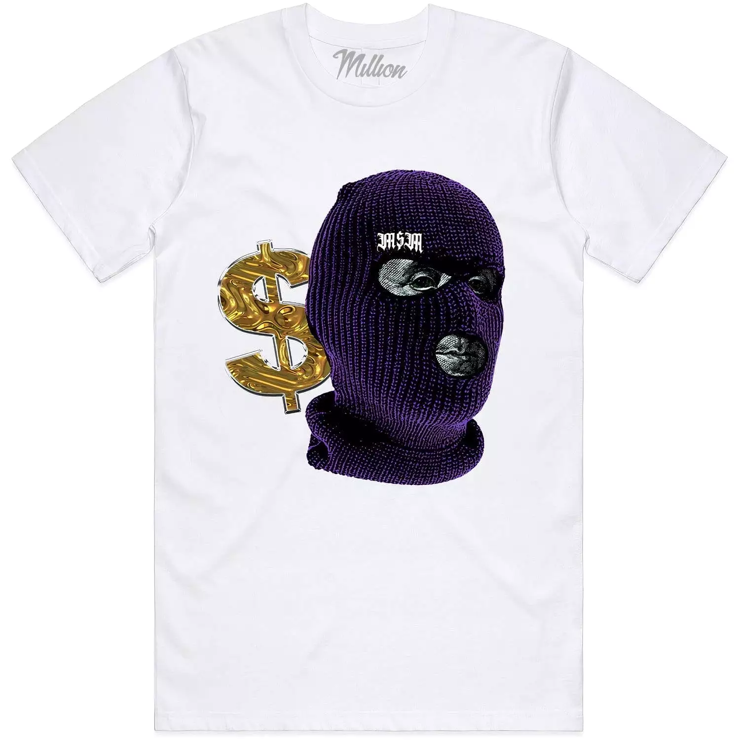 BENJAMIN SKI MASK : White Sneaker Tees Shirt