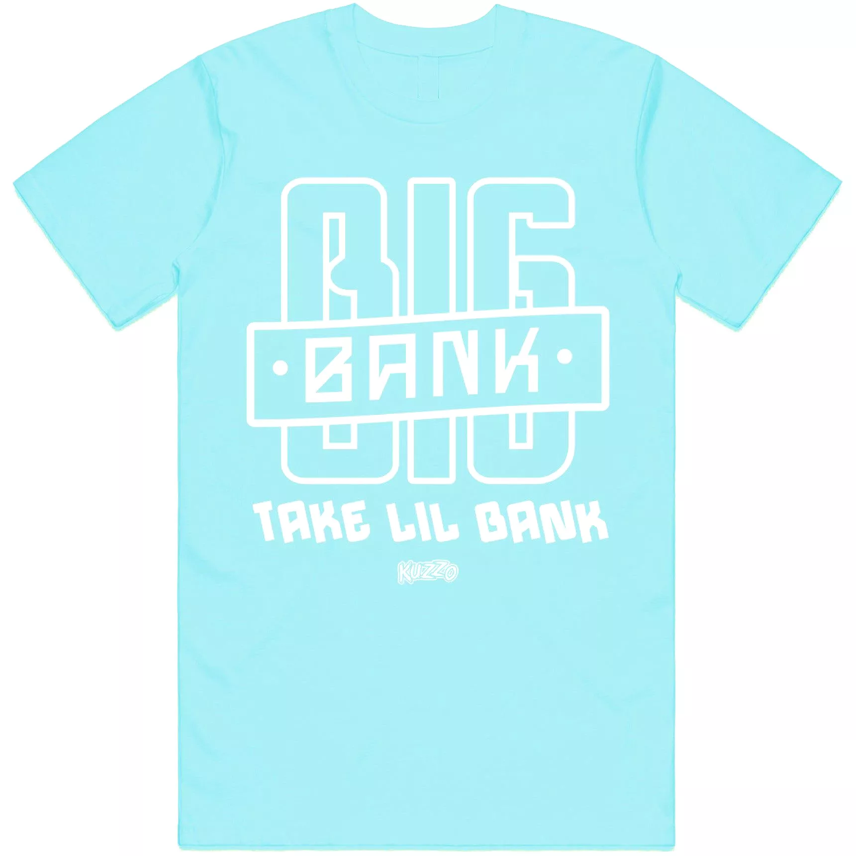 BIG BANK : Celadon Sneaker Tees Shirt (white ink)