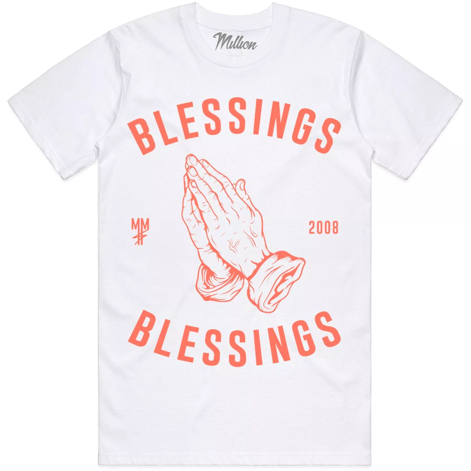 BLESSINGS : White Sneaker Tees Shirt