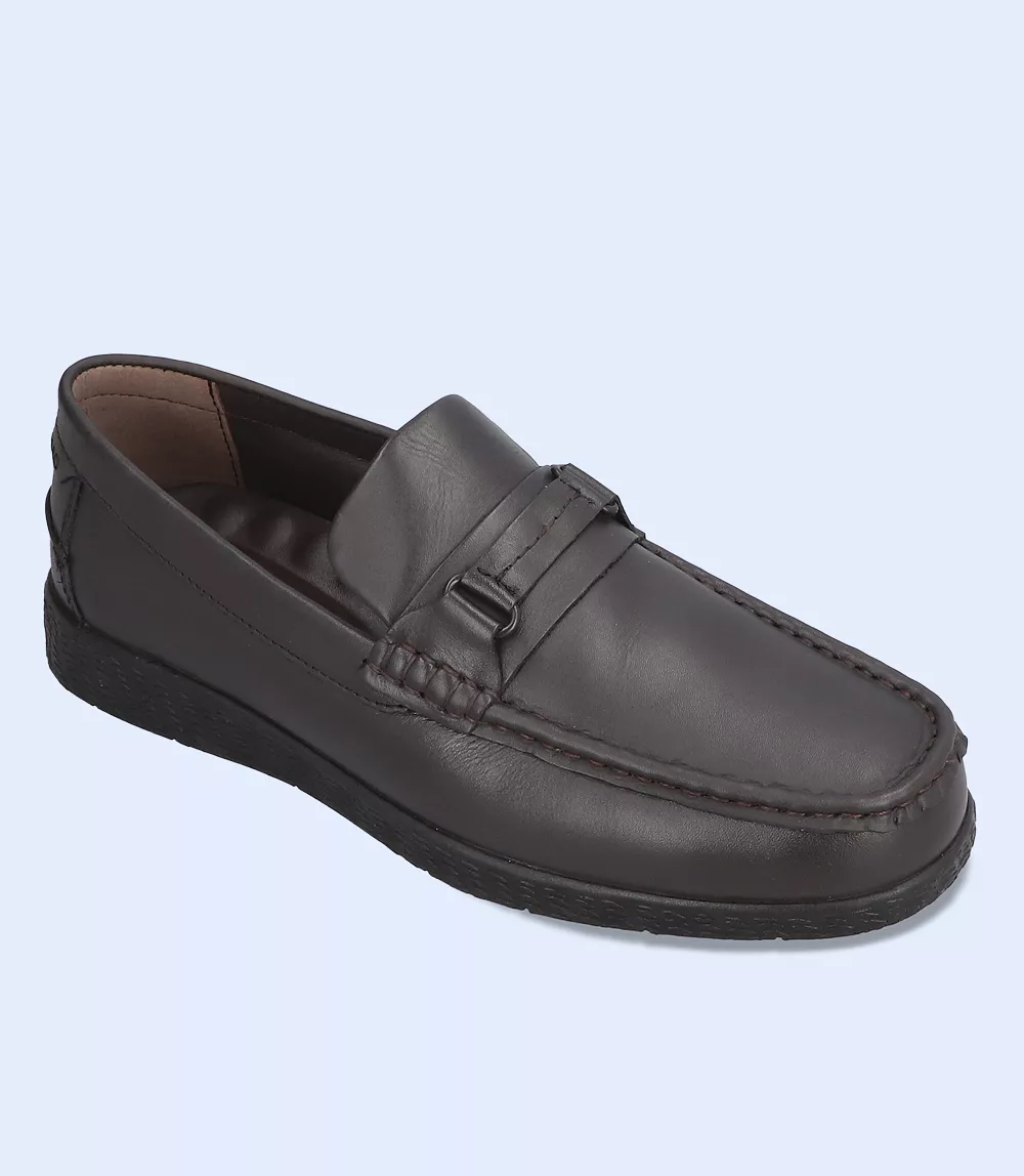 BM5234-ESPRESSO-Men Driving Moccasins