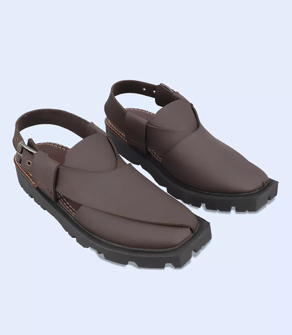 BM5417-BROWN-Men Peshawari's