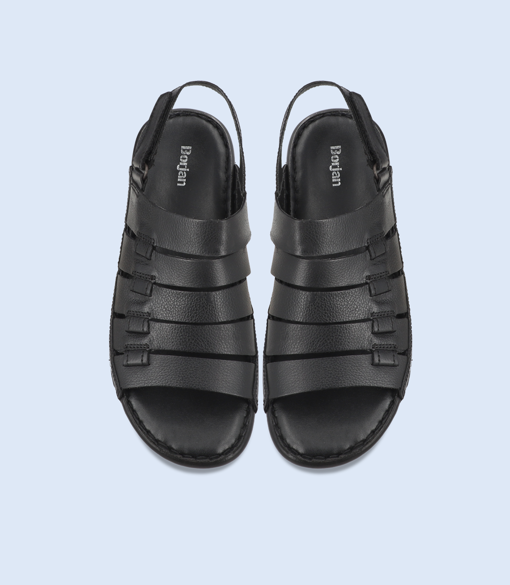 BM5489-BLACK-Men Sandal