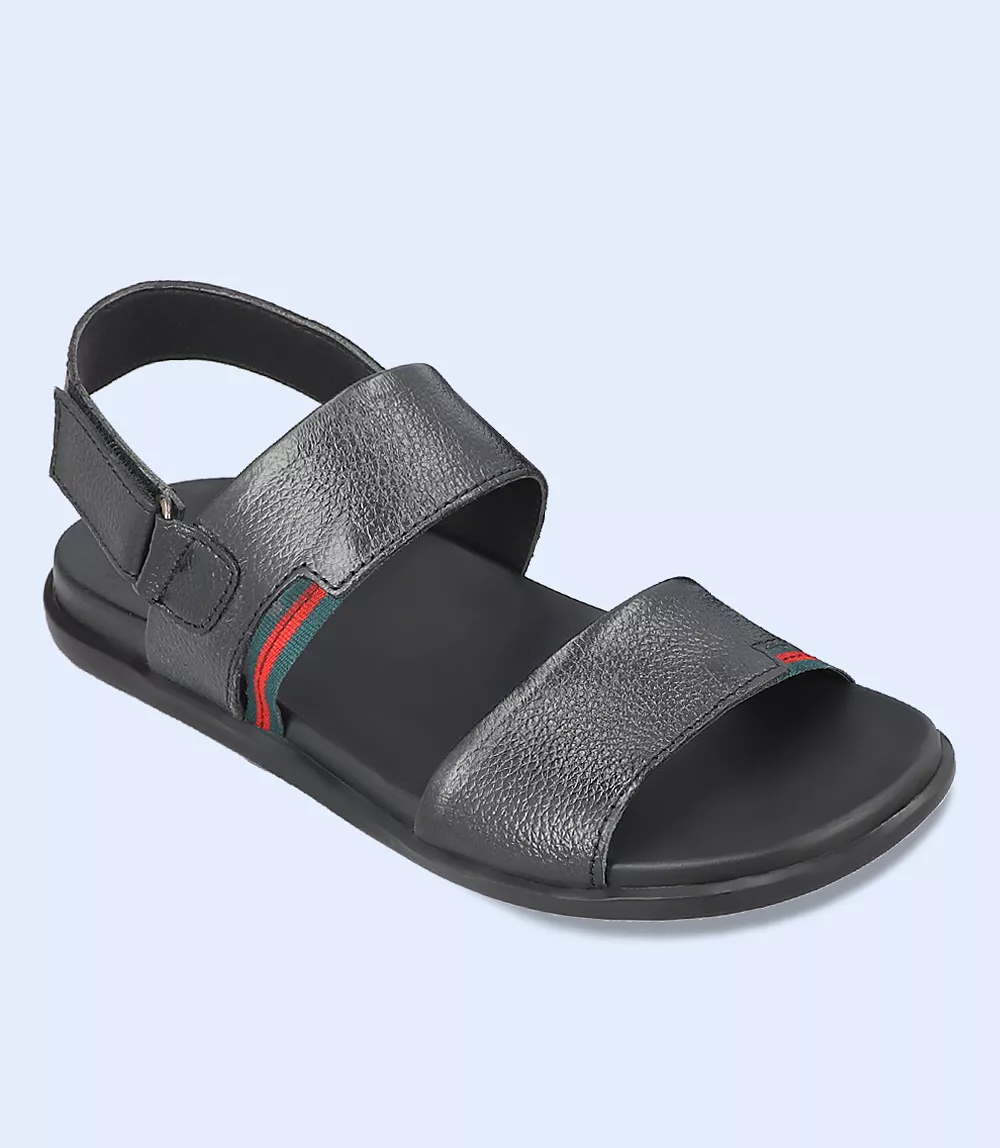 BM5583-BLACK-Men Casual Sandal