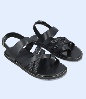 BM5594-BLACK-Men Casual Sandal