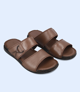 BM5600-BROWN-Men Slipper