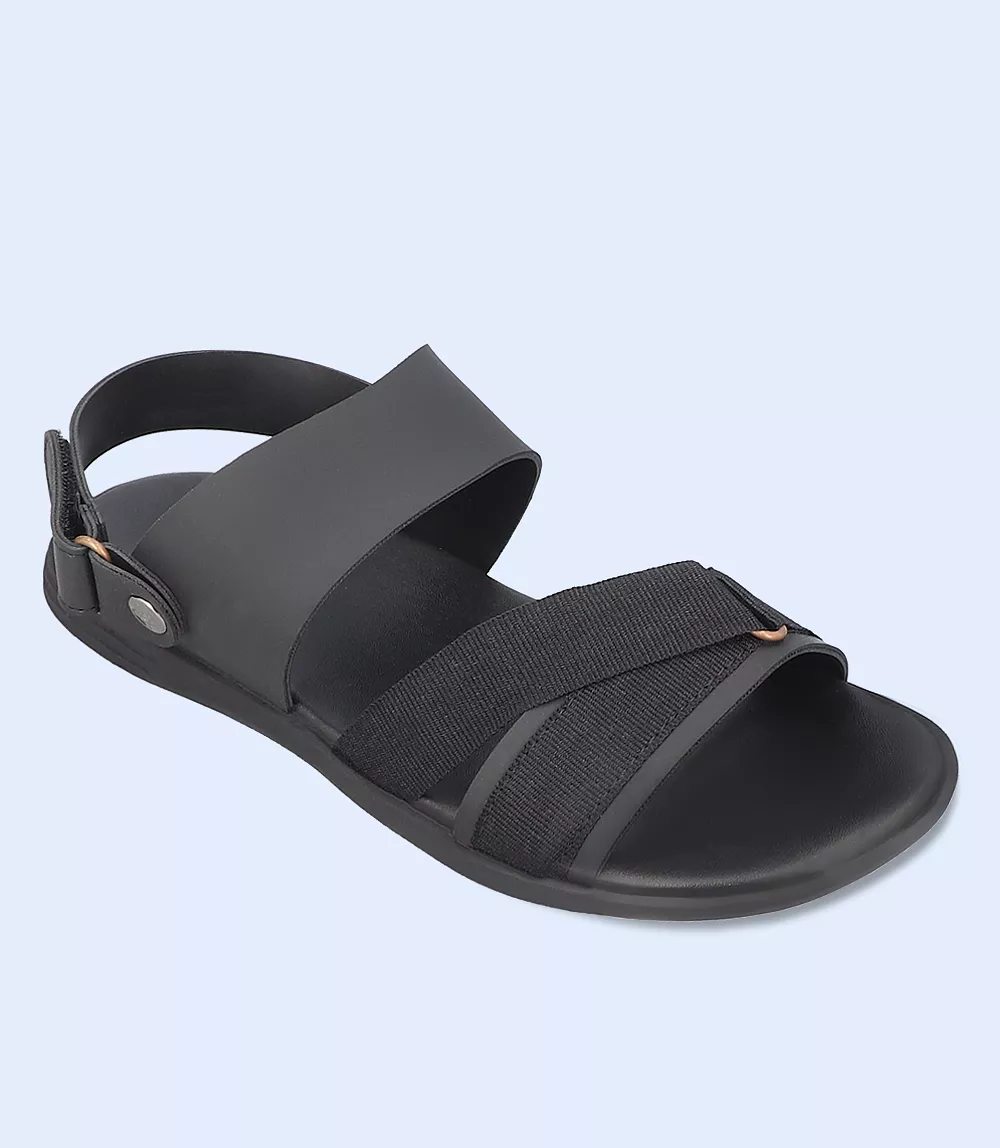 BM5617-BLACK-Men Casual Sandal