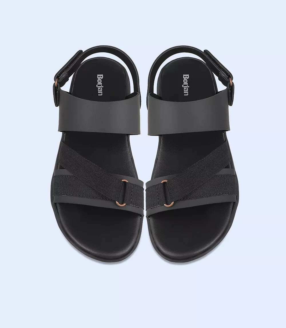 BM5617-BLACK-Men Casual Sandal