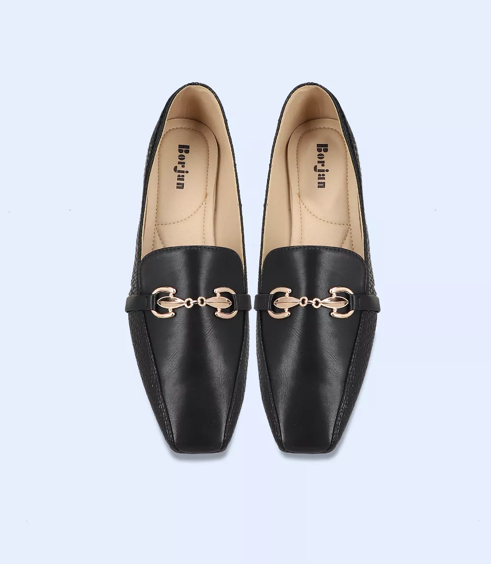 BW8458-BLACK-Women Casual Shoes