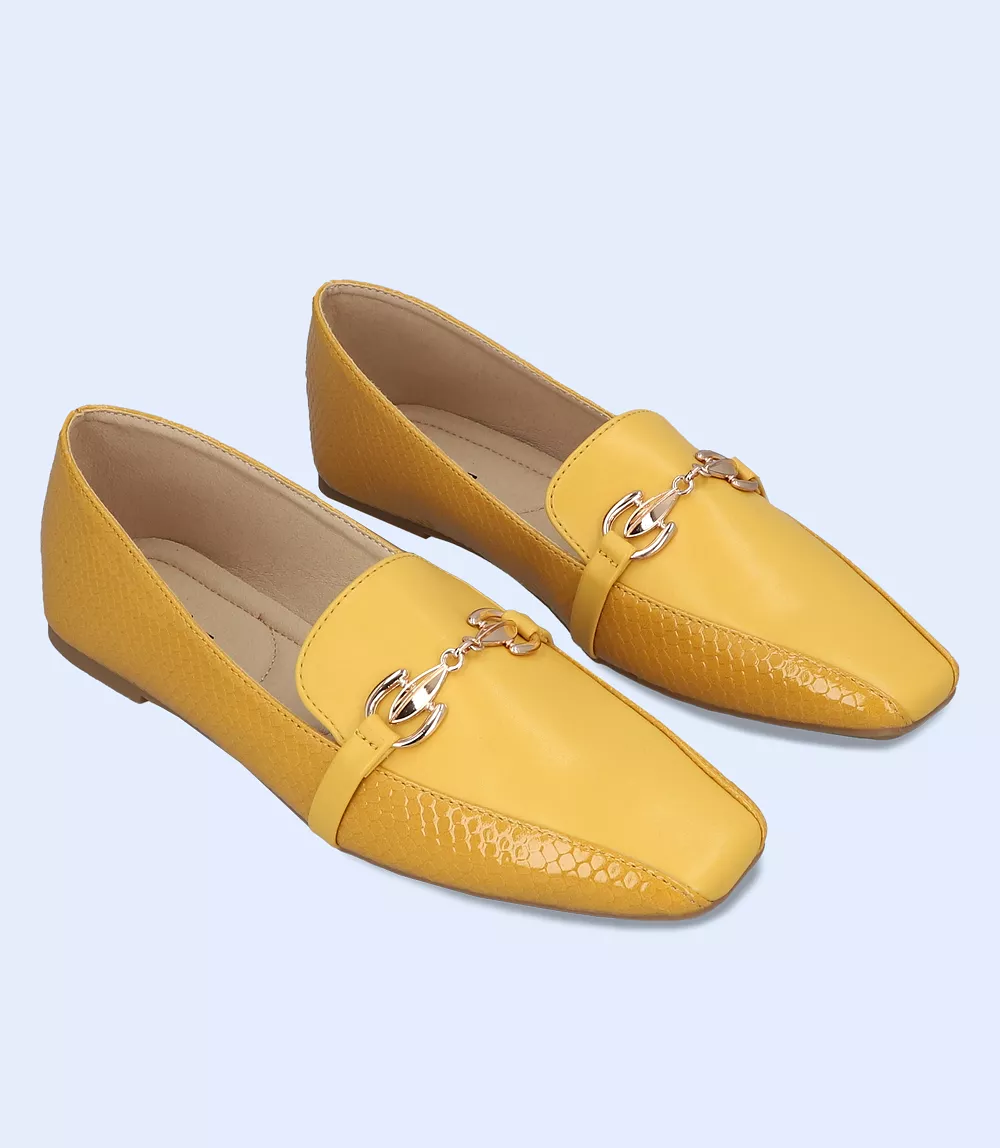 BW8458-MUSTARD-Women Casual Shoes