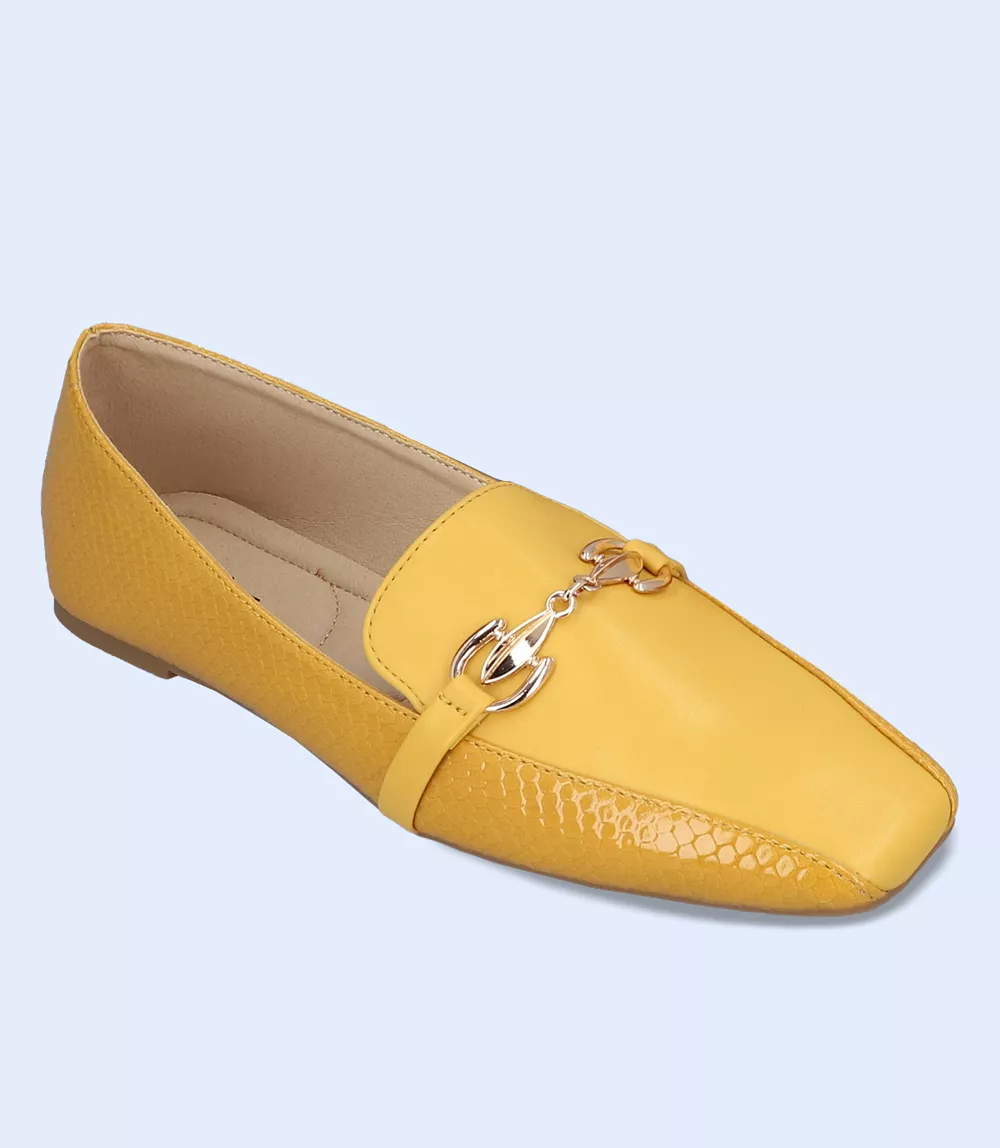 BW8458-MUSTARD-Women Casual Shoes