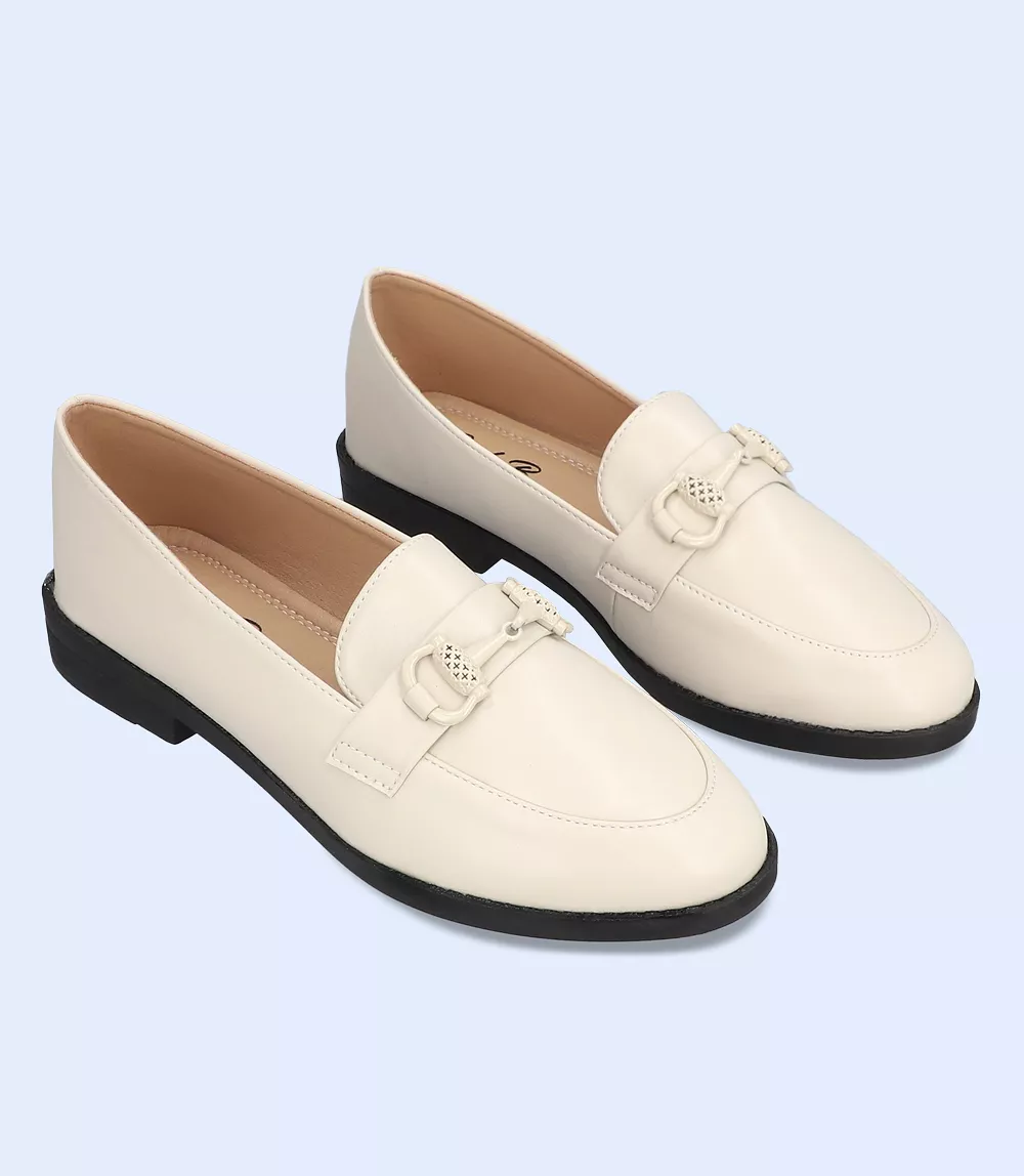 BW8612-IVORY-Women Casual Shoes