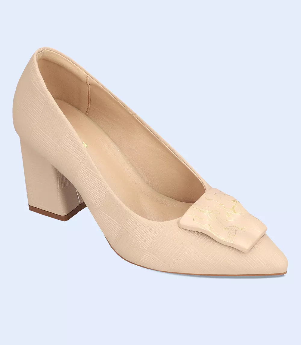 BW8615-BEIGE-Women Casual Court Shoes