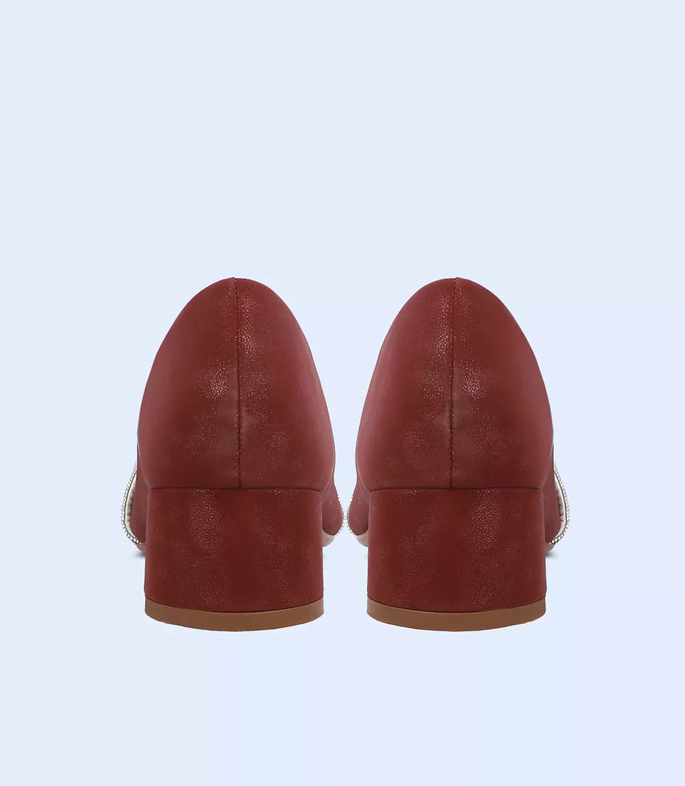 BW8624-MAROON-Women Casual Court Shoes