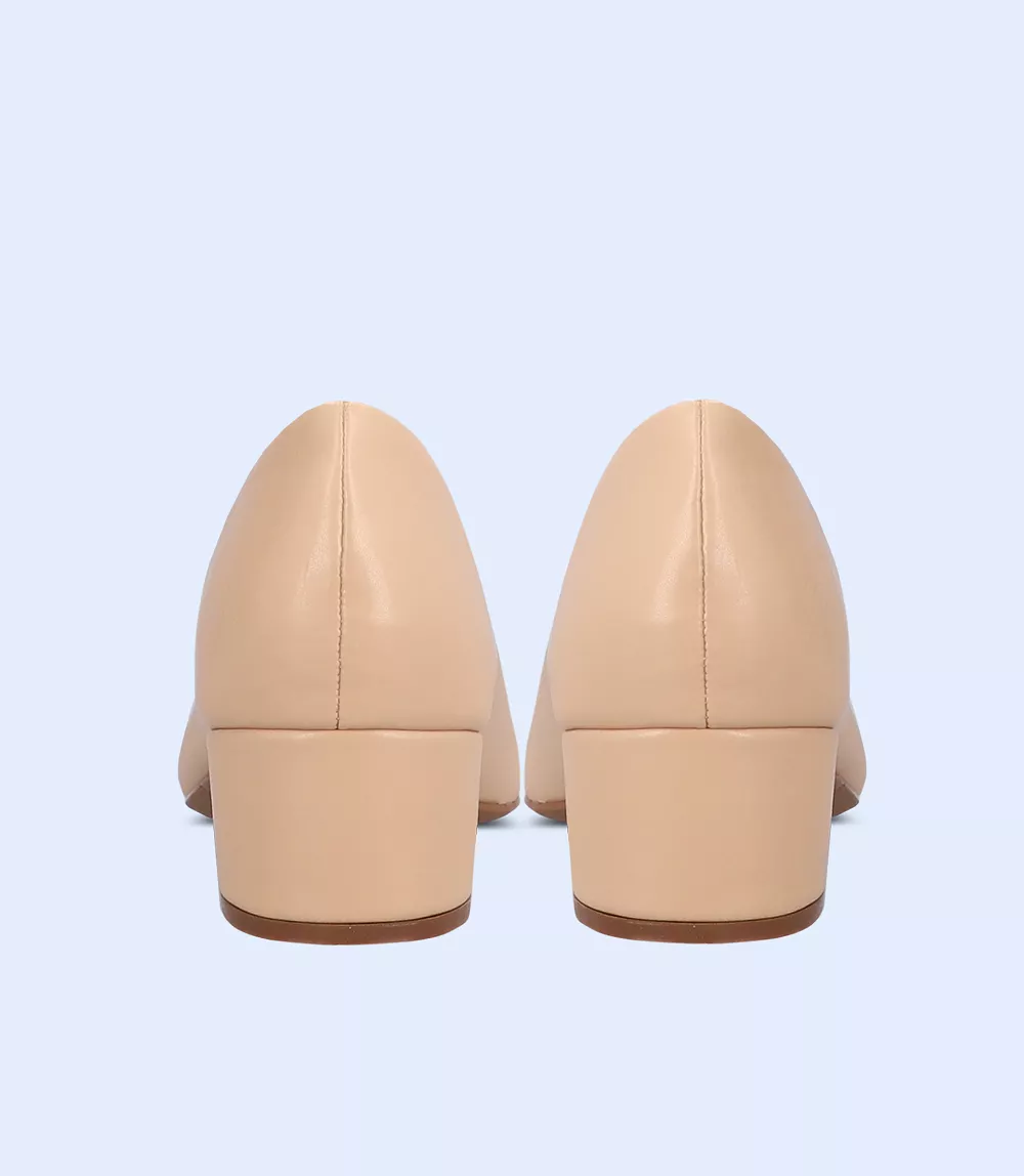 BW8635-BEIGE-Women Casual Court Shoes