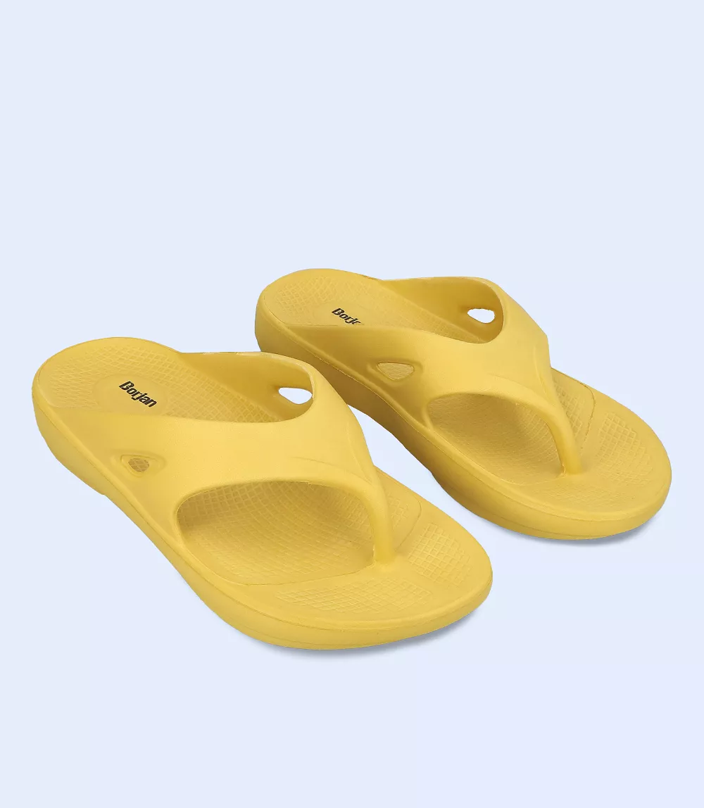 BW9275-YELLOW-Women Flipflop