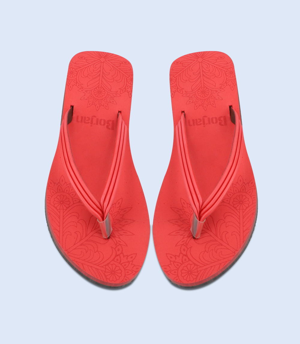 BW9277-RED-Women Flipflop