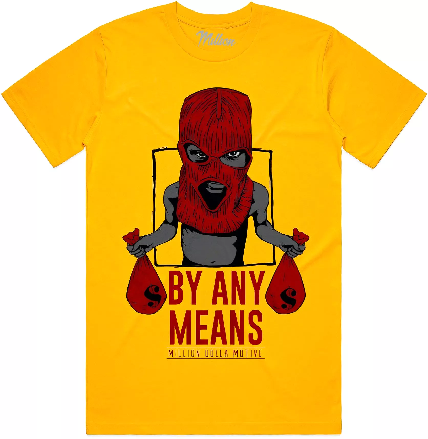 BY ANY MEANS : Gold Sneaker Tees Shirt