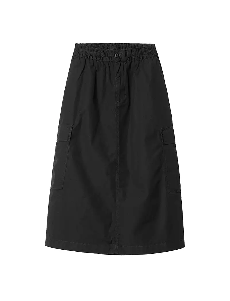 Carhartt WIP Womens Jet Cargo Skirt Black Rinsed