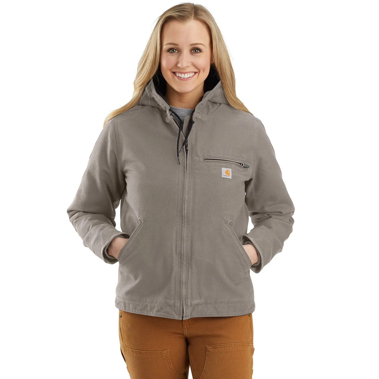 Carhartt Women's Washed Duck Sherpa Jacket