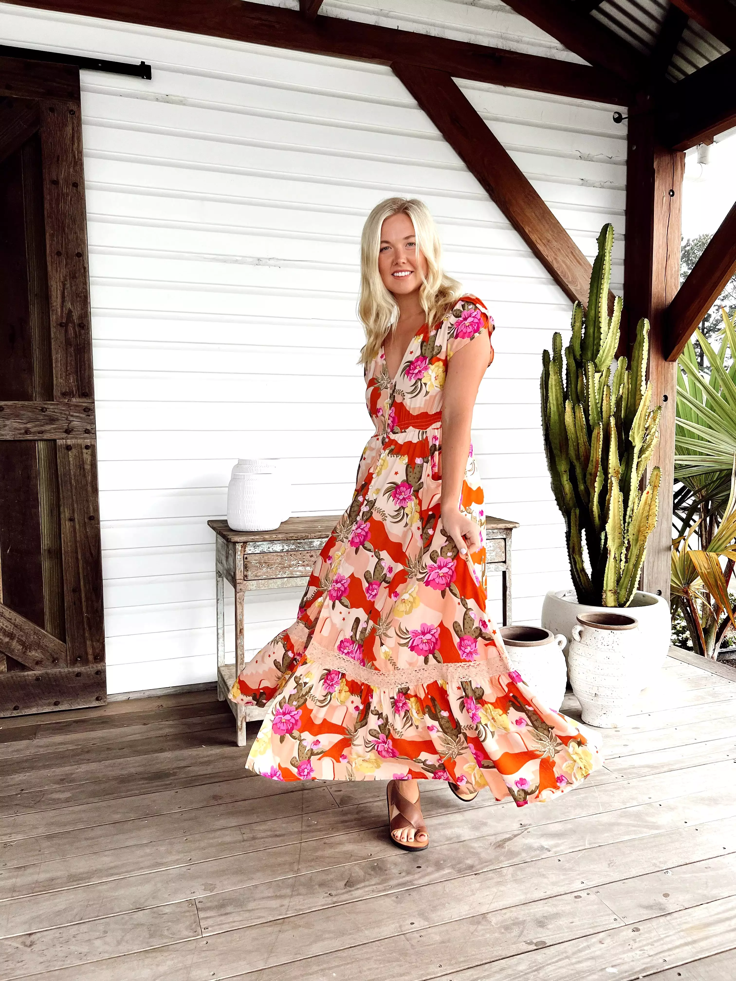 Carmen Maxi Dress - Agave Collection