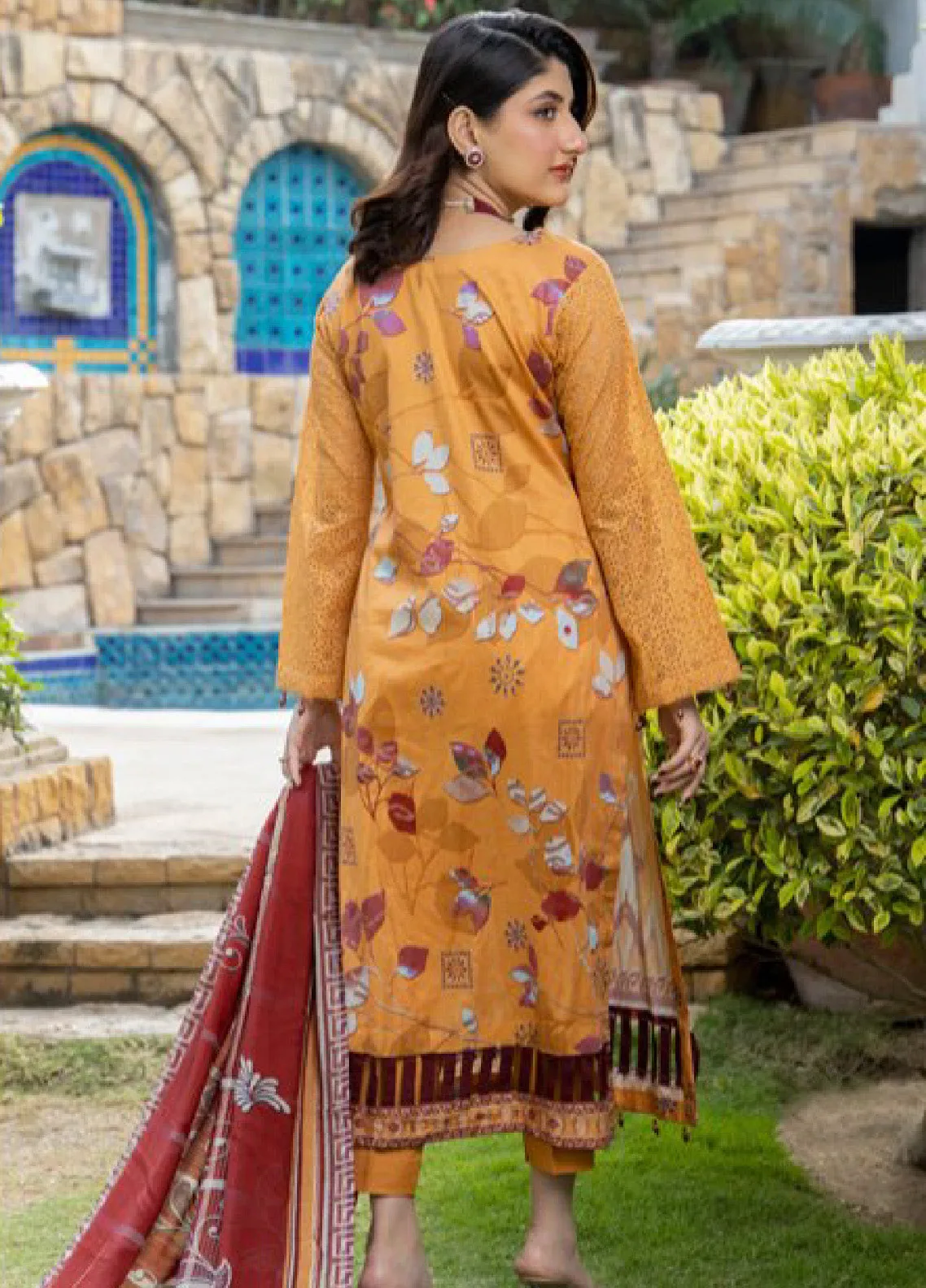 Chittyan Kalaiyaan By Schick Embroidered Lawn Unstitched 3 Piece Suit - SDH24CK 01