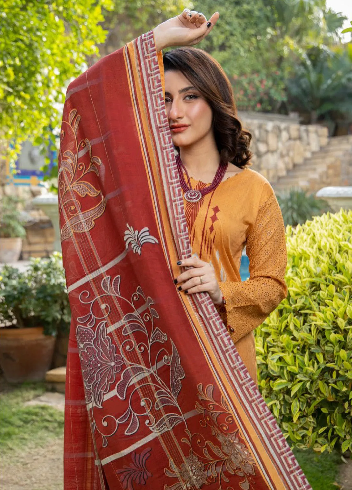 Chittyan Kalaiyaan By Schick Embroidered Lawn Unstitched 3 Piece Suit - SDH24CK 01