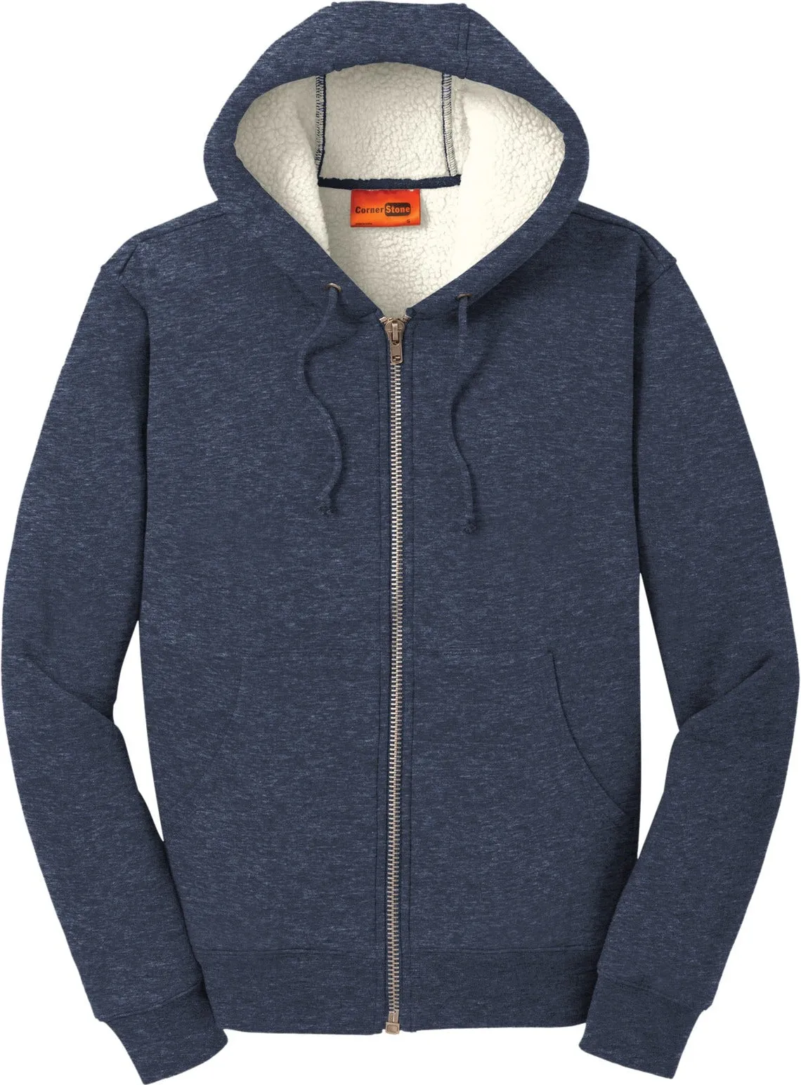 CornerStoneHeavyweight Sherpa-Lined Hooded Fleece Jacket