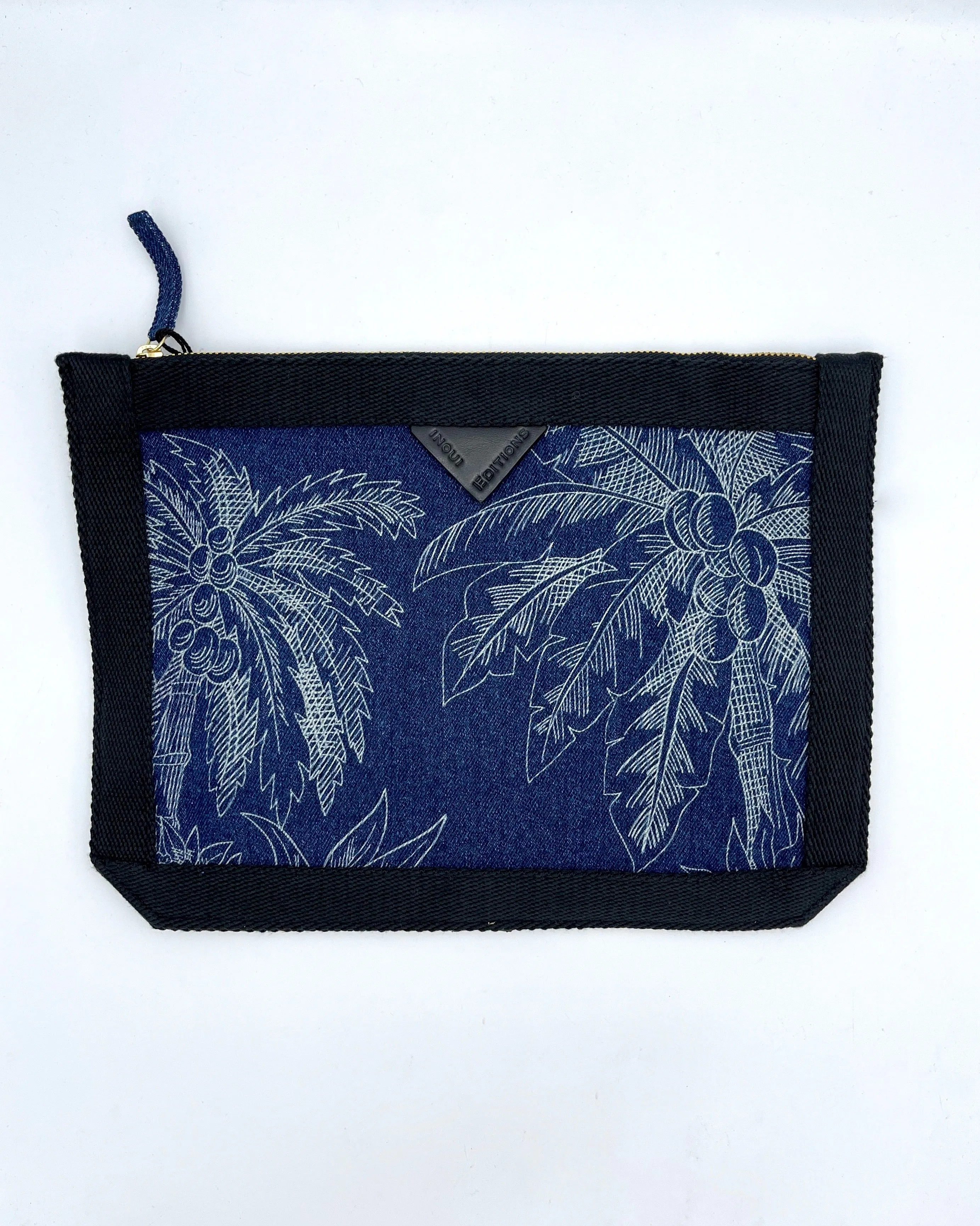 Cotton Edge Zippered Pouches