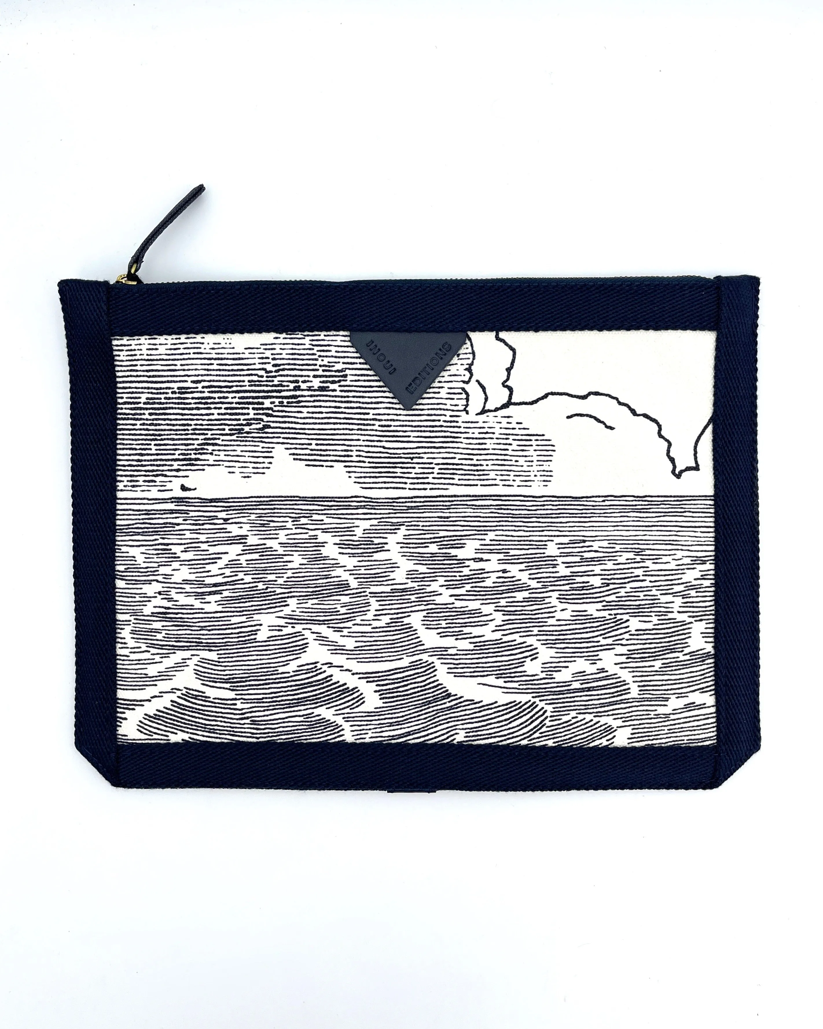 Cotton Edge Zippered Pouches