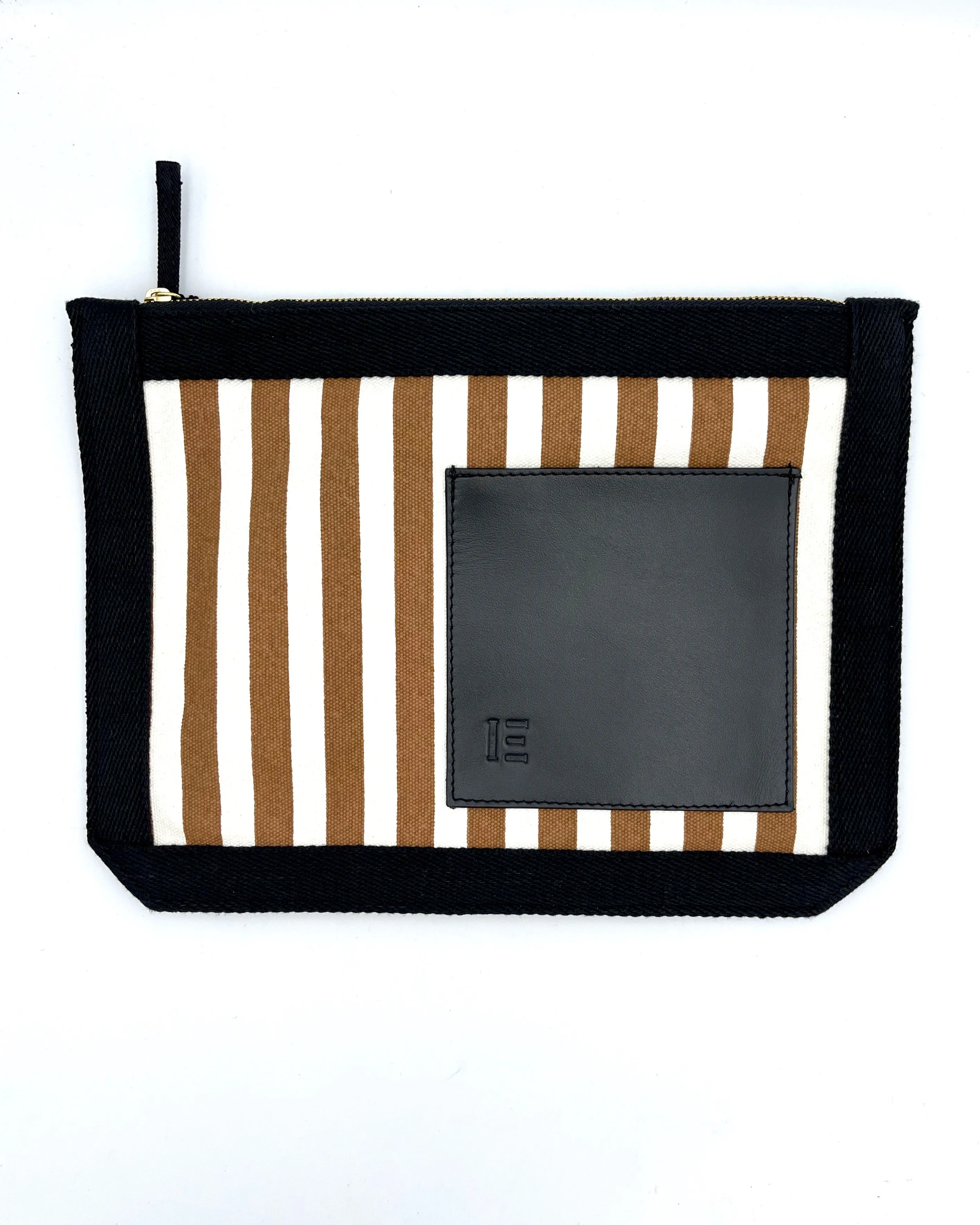 Cotton Edge Zippered Pouches