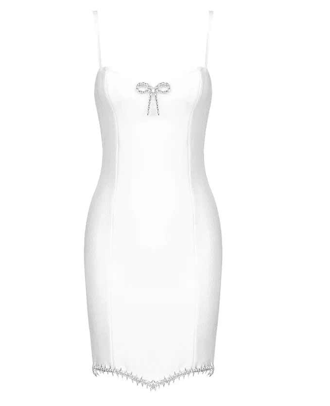 Delcia White Mini Dress