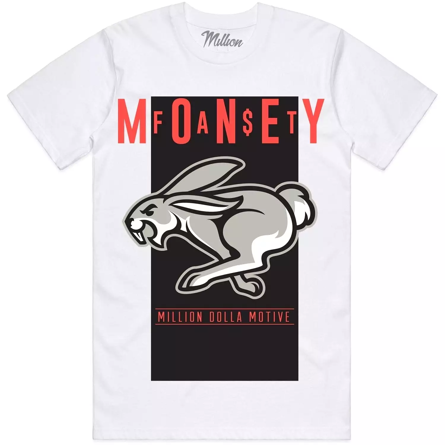 FAST MONEY : White Sneaker Tees Shirt