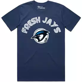 FRESH JAYS : Navy Blue Sneaker Tees Shirt