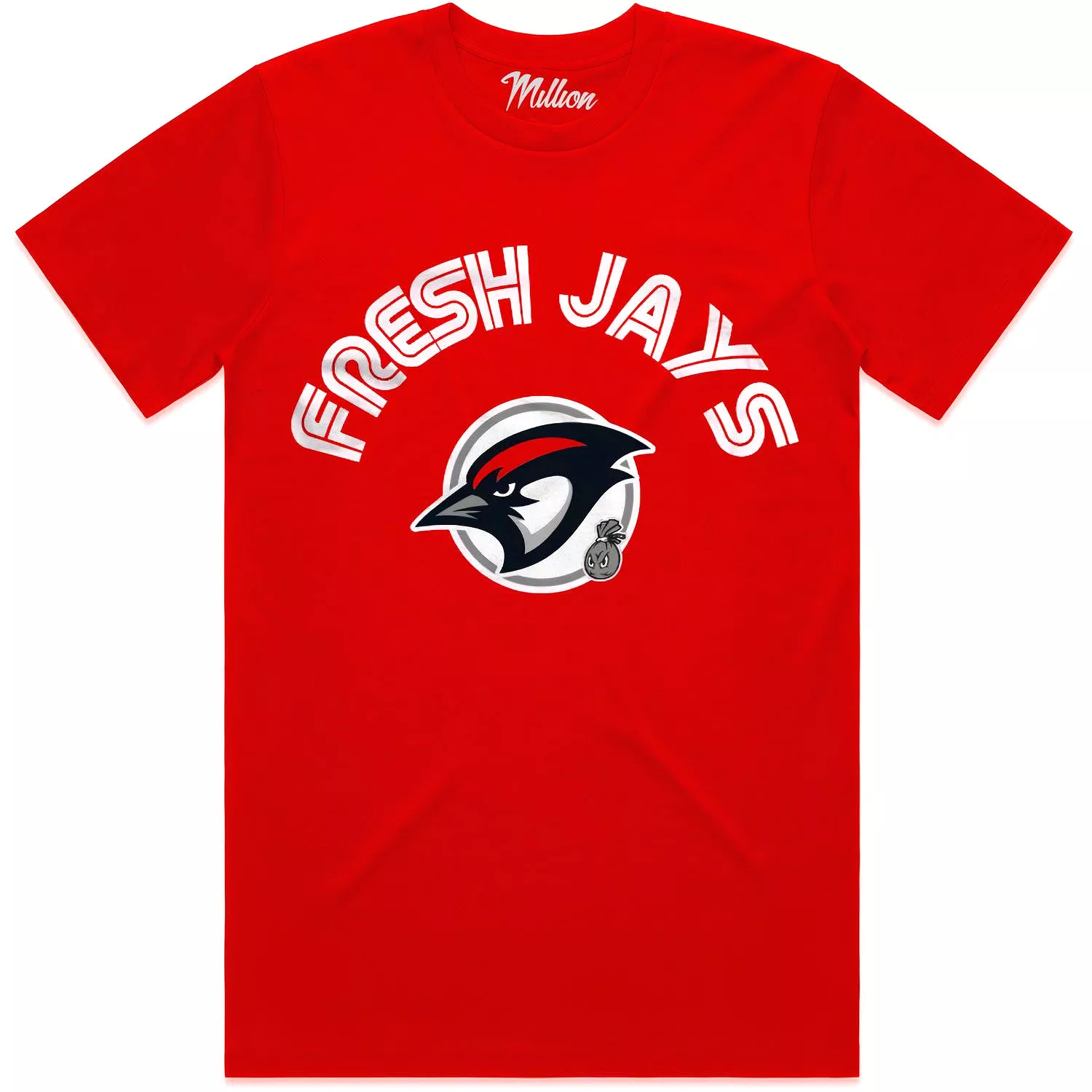 FRESH JAYS (red) : Red Sneaker Tees Shirt