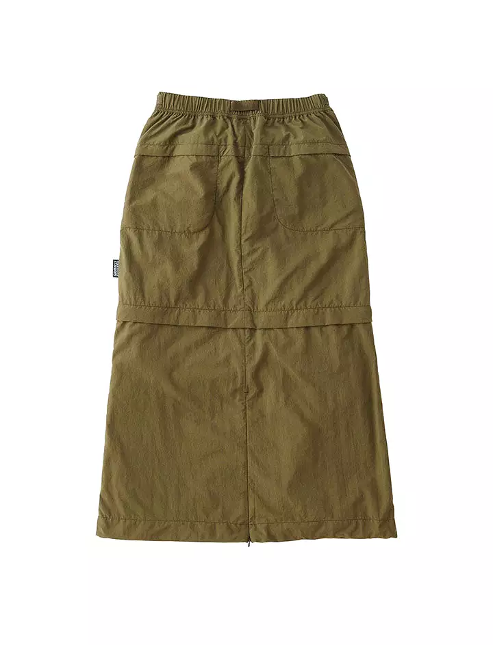 Gramicci Convertible Micro Ripstop Skirt Army Green