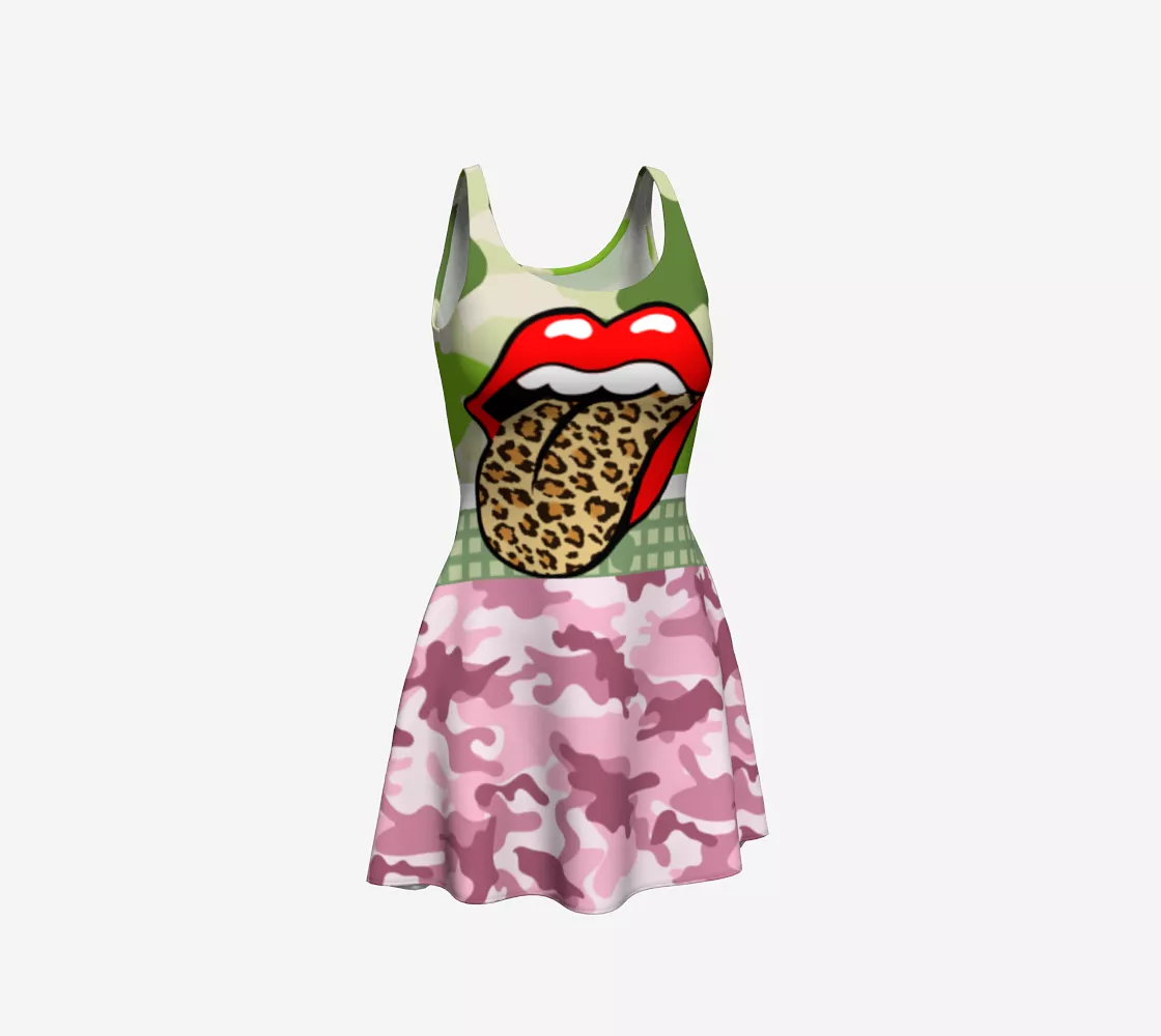 Green Apple Leopard II Dress