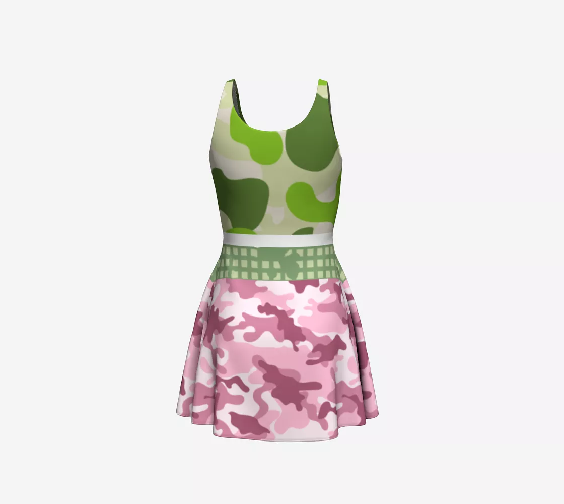 Green Apple Leopard II Dress