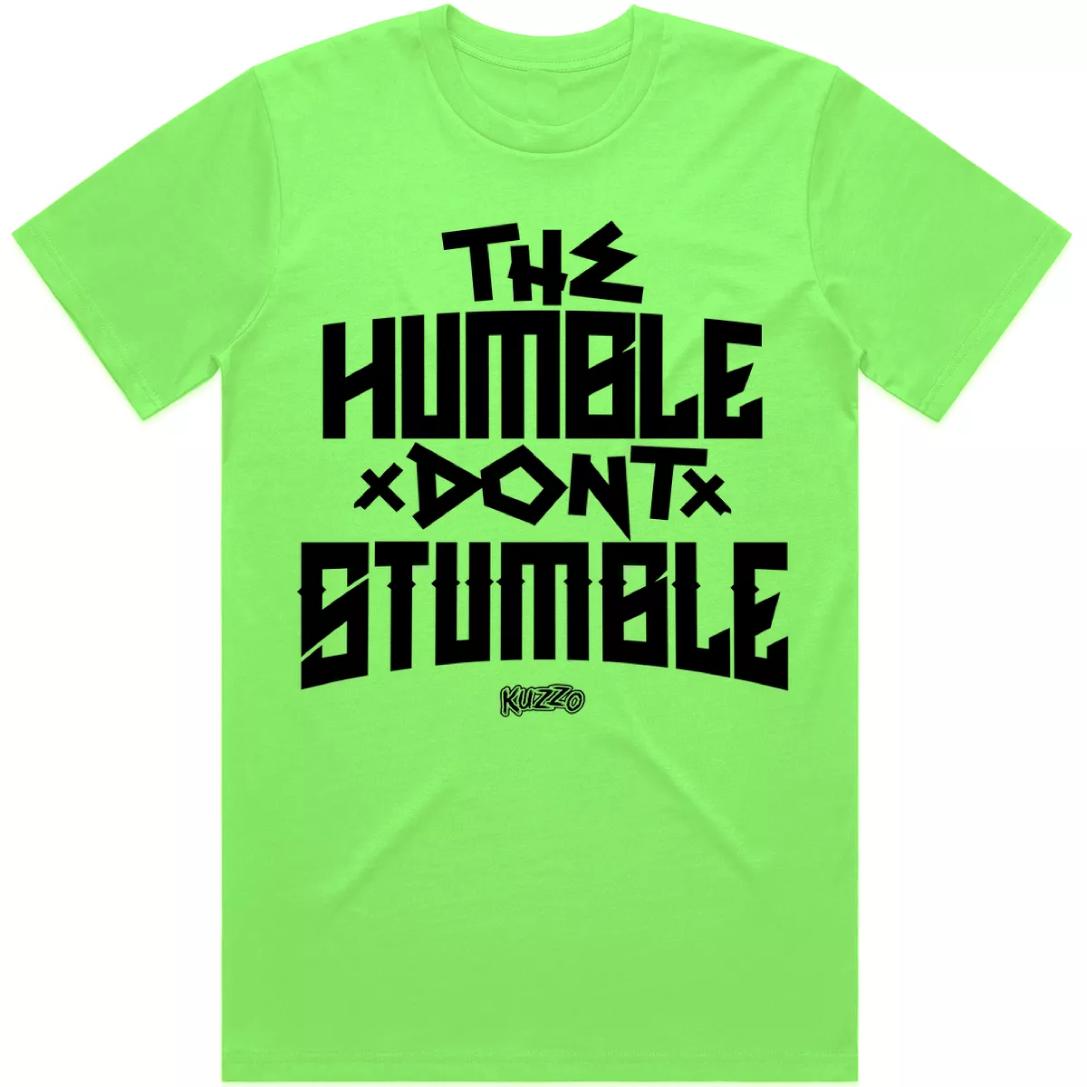 HUMBLE : Neon Green Sneaker Tees Shirt