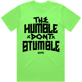 HUMBLE : Neon Green Sneaker Tees Shirt