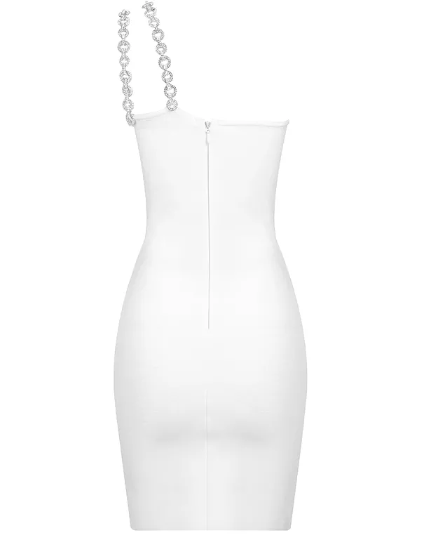 Isha White Mini Dress