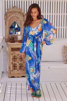 Jaase Polly Wrap Maxi Dress - Meraki